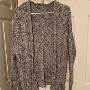 Charlotte Russe gray cardigan sweater